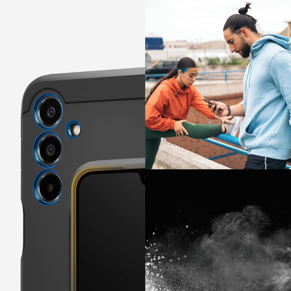 Etui Spigen Tough Armor do Galaxy A16 4G / 5G, czarne